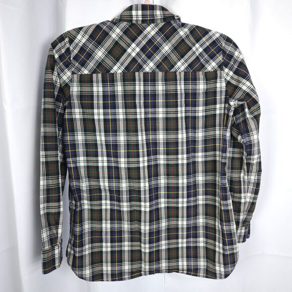 J Crew Womens 2 Gray Plaid Long Sleeve Button Up Down Blouse Shirt - Picture 2 of 6